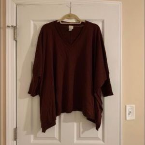 A New Day Sweater Poncho (One Size)